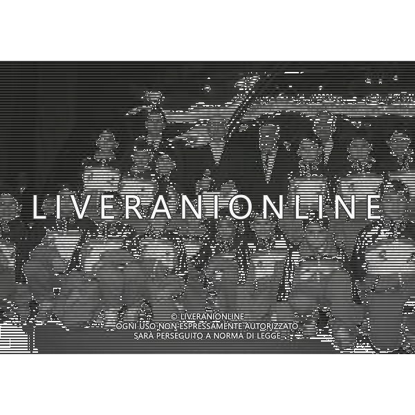 1994 DICEMBRE TEATRO MANZONI MILANO FESTA NATALE ROSSONERO NELLA FOTO ADRIANO GALLIANI AMMINISTRATORE MILAN CALCIO AG ALDO LIVERANI SAS