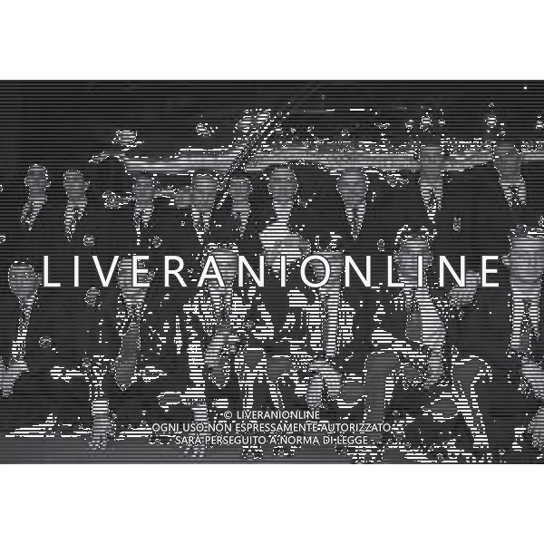 1994 DICEMBRE TEATRO MANZONI MILANO FESTA NATALE ROSSONERO NELLA FOTO ADRIANO GALLIANI AMMINISTRATORE MILAN CALCIO AG ALDO LIVERANI SAS