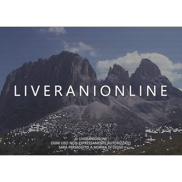 DOLOMITI SELVA DI VAL GARDENA SASSOLUNGO NELLA FOTO Il Sassolungo è la vetta principale del massiccio omonimo, collocato tra Val Gardena e Trentino AG ALDO LIVERANI SAS