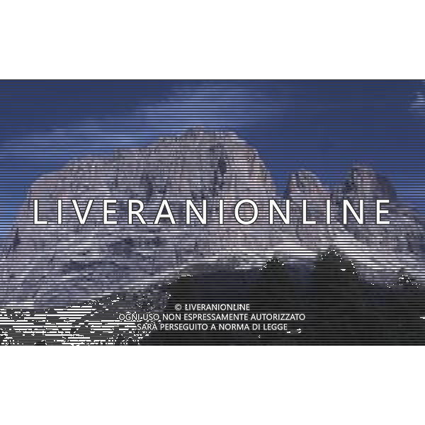 DOLOMITI SELVA DI VAL GARDENA SASSOLUNGO NELLA FOTO Il Sassolungo è la vetta principale del massiccio omonimo, collocato tra Val Gardena e Trentino AG ALDO LIVERANI SAS