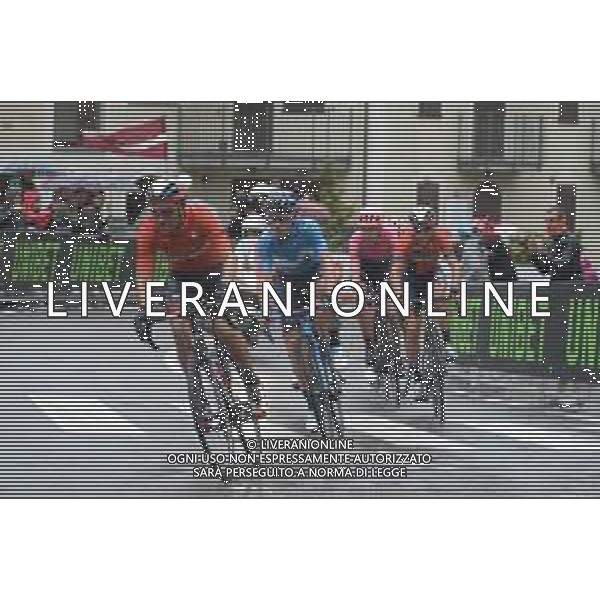 28-05-2019 Giro D\'italia; Tappa16 Lovere - Ponte Di Legno; 2019, Bahrain - Merida; 2019, Movistar; Caruso, Damiano; Nibali, Vincenzo; Landa Meana, Mikel; Ponte Di Legno; ©SIROTTI / AGENZIA ALDO LIVERANI SAS