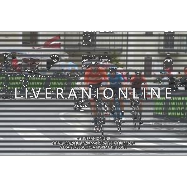 28-05-2019 Giro D\'italia; Tappa16 Lovere - Ponte Di Legno; 2019, Bahrain - Merida; Caruso, Damiano; Nibali, Vincenzo; Ponte Di Legno; ©SIROTTI / AGENZIA ALDO LIVERANI SAS