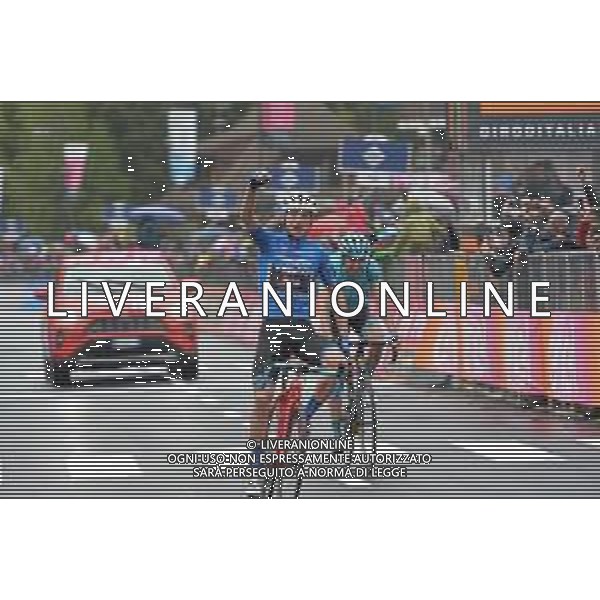 28-05-2019 Giro D\'italia; Tappa16 Lovere - Ponte Di Legno; 2019, Trek - Segafredo; 2019, Astana; Ciccone, Giulio; Hirt, Jan; Ponte Di Legno; ©SIROTTI / AGENZIA ALDO LIVERANI SAS