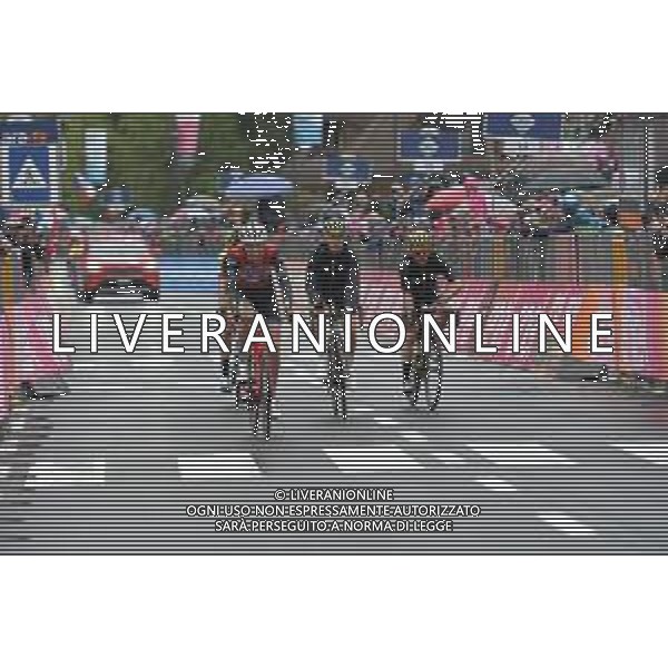 28-05-2019 Giro D\'italia; Tappa16 Lovere - Ponte Di Legno; 2019, Trek - Segafredo; 2019, Mitchelton - Scott; Mollema, Bauke; Nieve, Iturralde Mikel; Yates, Simon; Ponte Di Legno; ©SIROTTI / AGENZIA ALDO LIVERANI SAS