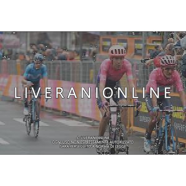 28-05-2019 Giro D\'italia; Tappa16 Lovere - Ponte Di Legno; 2019, Movistar; 2019, Ef Education - First; Carapaz Antonio, Richard Antonio; Carthy, Hugh; Ponte Di Legno; ©SIROTTI / AGENZIA ALDO LIVERANI SAS