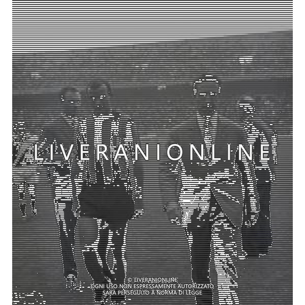 RETROSPETTIVA HELENIO HERRERA ALLENATORE INTER NELLA FOTO HELENIO HERRERA ALLENATORE INTER CON MARIO CORSO AG ALDO LIVERANI SAS