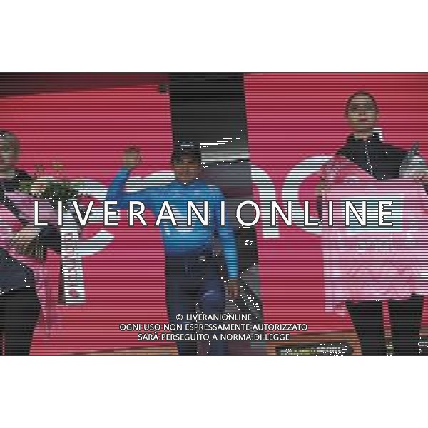 29-05-2019 Giro D\'italia; Tappa 17 Commezzadura - Anterselva; 2019, Movistar; Carapaz Antonio, Richard Antonio; Anterselva - Biathlon Arena; ©SIROTTI / AGENZIA ALDO LIVERANI SAS