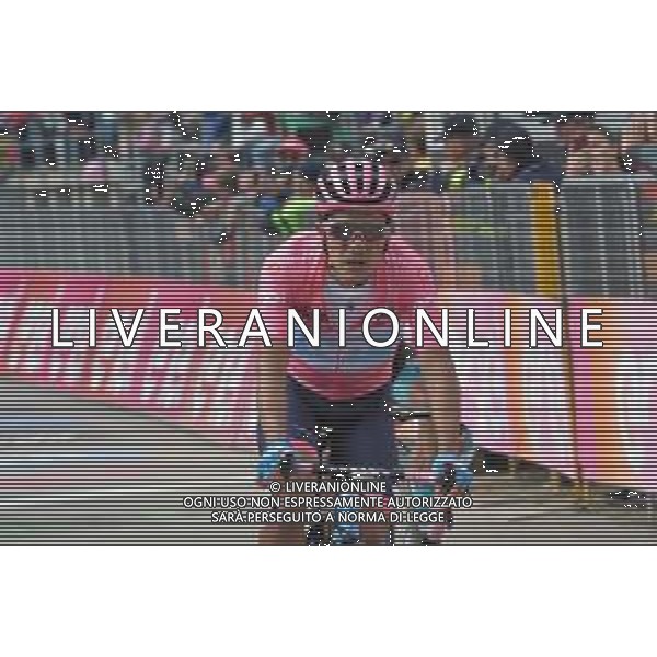 29-05-2019 Giro D\'italia; Tappa 17 Commezzadura - Anterselva; 2019, Movistar; Carapaz Antonio, Richard Antonio; Anterselva - Biathlon Arena; ©SIROTTI / AGENZIA ALDO LIVERANI SAS