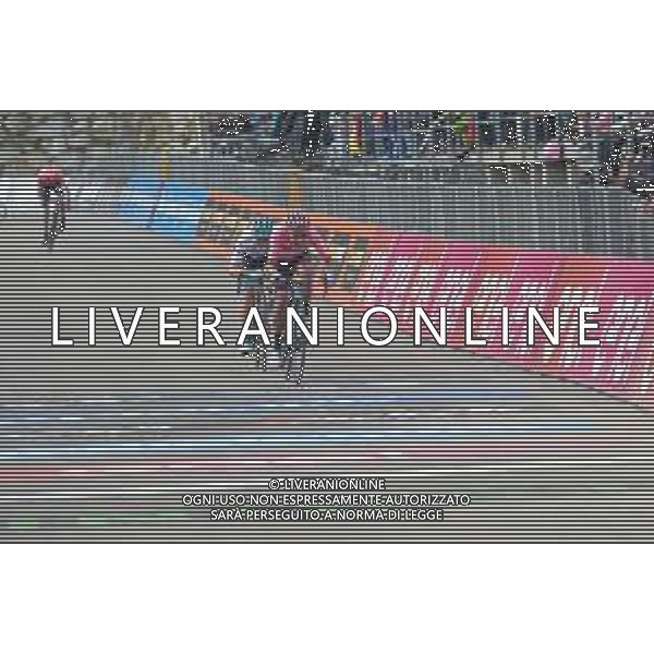 29-05-2019 Giro D\'italia; Tappa 17 Commezzadura - Anterselva; 2019, Movistar; 2019, Astana; Carapaz Antonio, Richard Antonio; Lopez Moreno, Miguel Angel; Anterselva - Biathlon Arena; ©SIROTTI / AGENZIA ALDO LIVERANI SAS