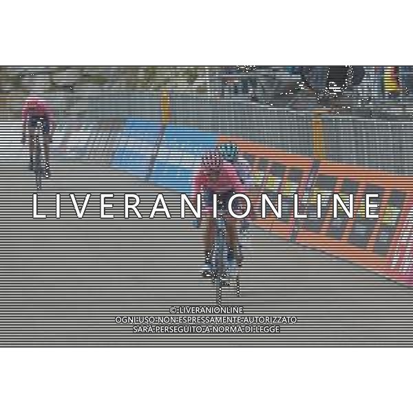 29-05-2019 Giro D\'italia; Tappa 17 Commezzadura - Anterselva; 2019, Movistar; Carapaz Antonio, Richard Antonio; Anterselva - Biathlon Arena; ©SIROTTI / AGENZIA ALDO LIVERANI SAS