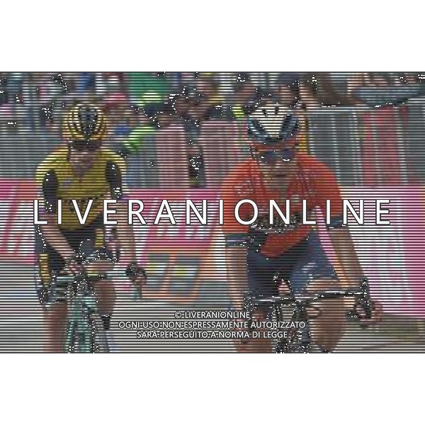 29-05-2019 Giro D\'italia; Tappa 17 Commezzadura - Anterselva; 2019, Bahrain - Merida; Pozzovivo, Domenico; Anterselva - Biathlon Arena; ©SIROTTI / AGENZIA ALDO LIVERANI SAS