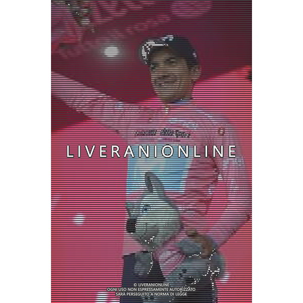 30-05-2019 Giro D\'italia; Tappa 18 Valdaora - Santa Maria Di Sala; 2019, Movistar; Carapaz Antonio, Richard Antonio; Santa Maria Di Sala; ©SIROTTI / AGENZIA ALDO LIVERANI SAS