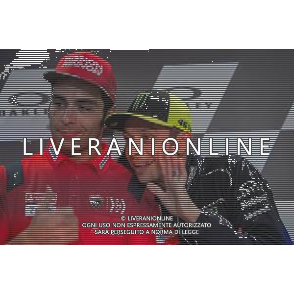 danilo Petrucci e valentino Rossi durante la Press Conference MotoGP GRAN PREMIO D’ITALIA ‘OAKLEY’ 30 maggio 2019 ©ALESSIO MARINI / AGENZIA ALDO LIVERANI SAS