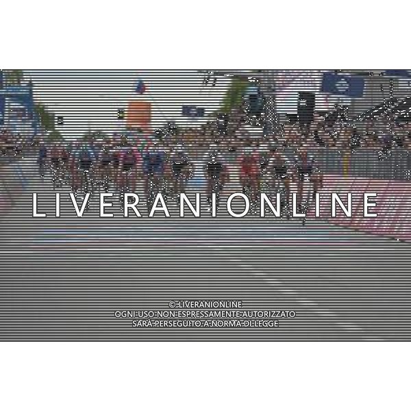 30-05-2019 Giro D\'italia; Tappa 18 Valdaora - Santa Maria Di Sala; 2019, Nippo - Vini Fantini Faizane; 2019, Bora - Hansgrohe; 2019, Androni Giocattoli - Sidermec; 2019, Uae - Emirates; Cima, Damiano; Ackermann, Pascal; Belletti, Manuel; Consonni, Simone; Santa Maria Di Sala; ©SIROTTI / AGENZIA ALDO LIVERANI SAS