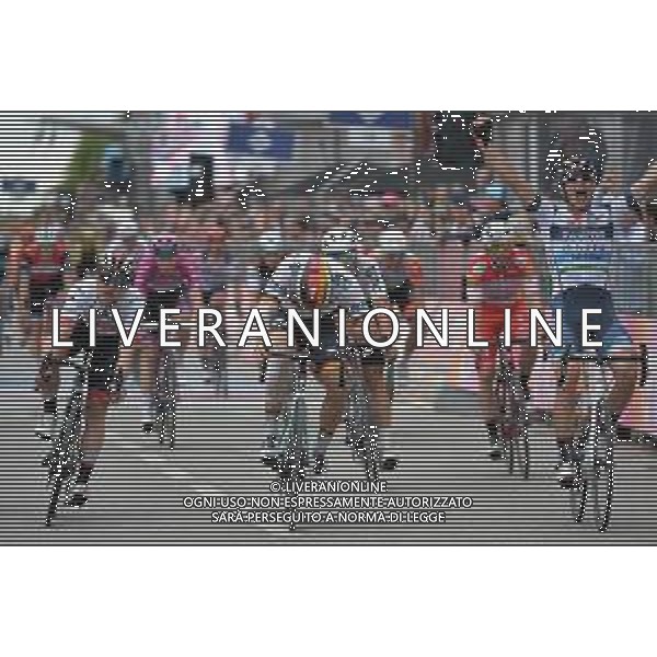 30-05-2019 Giro D\'italia; Tappa 18 Valdaora - Santa Maria Di Sala; 2019, Bora - Hansgrohe; 2019, Uae - Emirates; Ackermann, Pascal; Consonni, Simone; Santa Maria Di Sala; ©SIROTTI / AGENZIA ALDO LIVERANI SAS