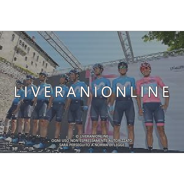 01-06-2019 Giro D\'italia; Tappa 20 Feltre - Croce D\'aune; 2019, Movistar; Carapaz Antonio, Richard Antonio; Feltre; FOTO STEFANO SIROTTI-AG ALDO LIVERANI SAS