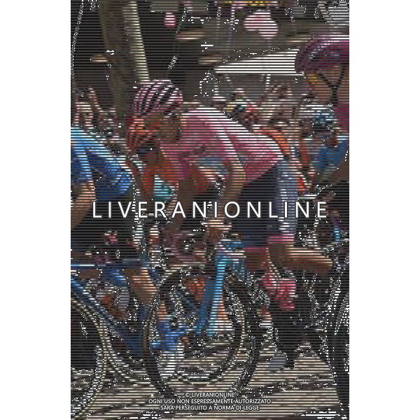 01-06-2019 Giro D\'italia; Tappa 20 Feltre - Croce D\'aune; 2019, Movistar; Carapaz Antonio, Richard Antonio; Feltre; FOTO STEFANO SIROTTI-AG ALDO LIVERANI SAS