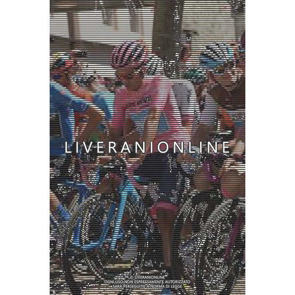 01-06-2019 Giro D\'italia; Tappa 20 Feltre - Croce D\'aune; 2019, Movistar; Carapaz Antonio, Richard Antonio; Feltre; FOTO STEFANO SIROTTI-AG ALDO LIVERANI SAS
