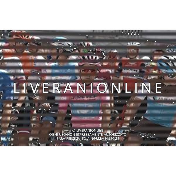 01-06-2019 Giro D\'italia; Tappa 20 Feltre - Croce D\'aune; 2019, Movistar; Carapaz Antonio, Richard Antonio; Feltre; FOTO STEFANO SIROTTI-AG ALDO LIVERANI SAS