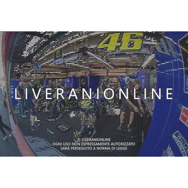 Box Monster Energy Yamaha MotoGP - GP del Mugello FP3 Qualifiche Prove Ufficiali del Gran Premio d\'Italia 01.06.2019 ©Alessio Marini / AGENZIA ALDO LIVERANI SAS