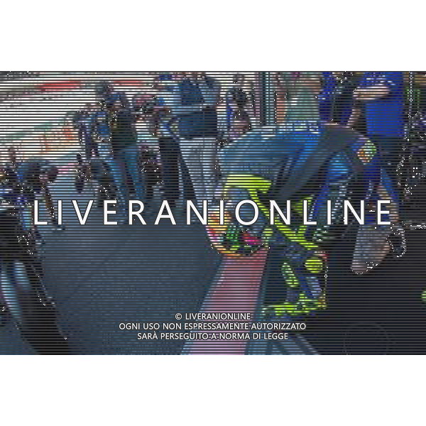46 Valentino Rossi ai Box durante la FP3 - GP del Mugello FP3 Qualifiche Prove Ufficiali del Gran Premio d\'Italia 01.06.2019 ©Alessio Marini / AGENZIA ALDO LIVERANI SAS