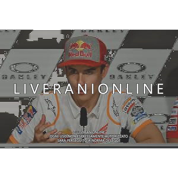 Marc Marquez durante la Press Conference dopo le qualificazioni. - GP del Mugello Qualifiche Prove Ufficiali del Gran Premio d\'Italia 01.06.2019 ©Alessio Marini / AGENZIA ALDO LIVERANI SAS