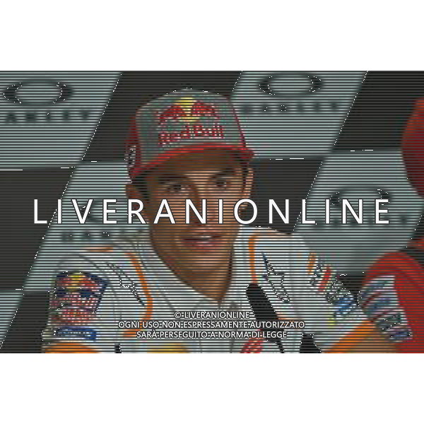 Marc Marquez durante la Press Conference dopo le qualificazioni. - GP del Mugello Qualifiche Prove Ufficiali del Gran Premio d\'Italia 01.06.2019 ©Alessio Marini / AGENZIA ALDO LIVERANI SAS