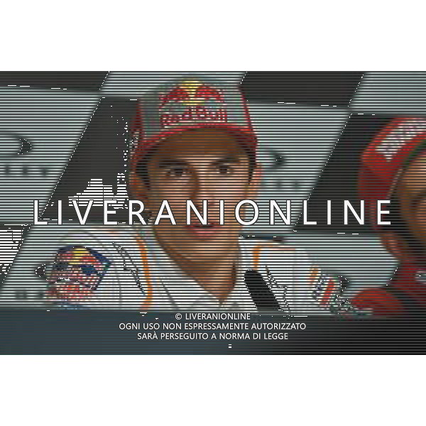 Marc Marquez durante la Press Conference dopo le qualificazioni. - GP del Mugello Qualifiche Prove Ufficiali del Gran Premio d\'Italia 01.06.2019 ©Alessio Marini / AGENZIA ALDO LIVERANI SAS
