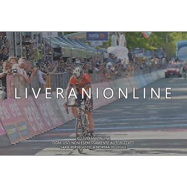 01-06-2019 Giro D\'italia; Tappa 20 Feltre - Croce D\'aune; 2019, Bahrain - Merida; Nibali, Vincenzo; Croce D\' Aune; ©SIROTTI / AGENZIA ALDO LIVERANI SAS