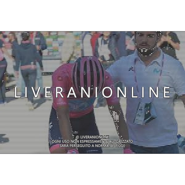 01-06-2019 Giro D\'italia; Tappa 20 Feltre - Croce D\'aune; 2019, Movistar; Carapaz Antonio, Richard Antonio; Croce D\' Aune; ©SIROTTI / AGENZIA ALDO LIVERANI SAS