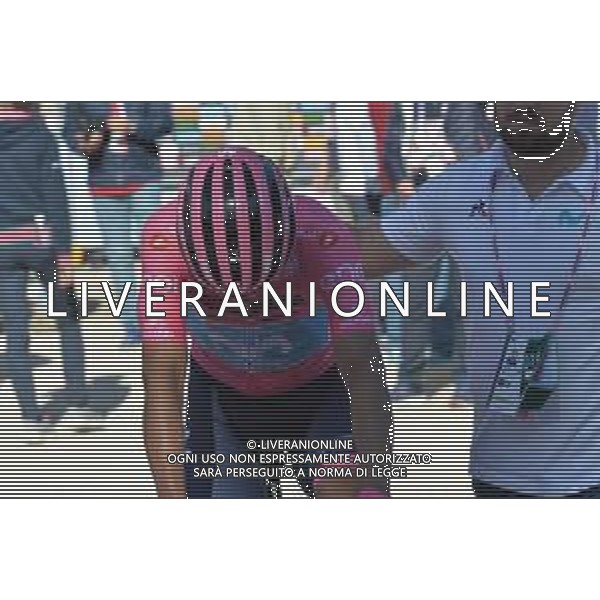 01-06-2019 Giro D\'italia; Tappa 20 Feltre - Croce D\'aune; 2019, Movistar; Carapaz Antonio, Richard Antonio; Croce D\' Aune; ©SIROTTI / AGENZIA ALDO LIVERANI SAS