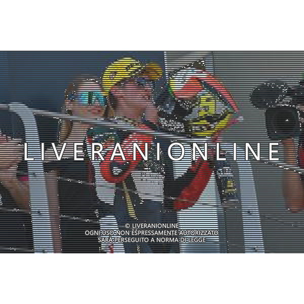 Jaume Masia Bester Capital Dubai sul podio della Moto3 - GP del Mugello Gara e Podio del Gran Premio d\'Italia 02.06.2019 ©Alessio Marini / AGENZIA ALDO LIVERANI SAS