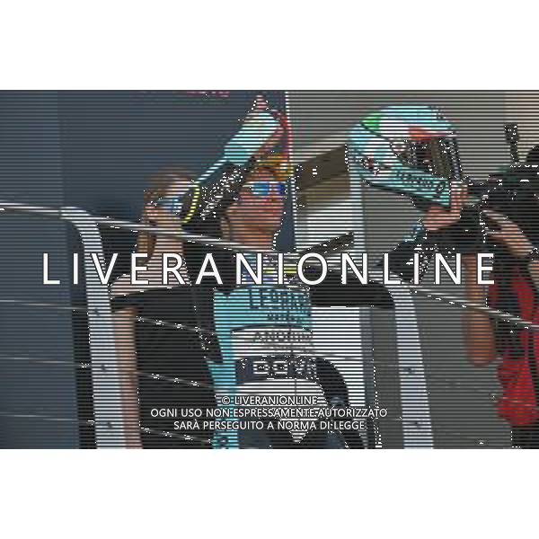 Lorenzo Dalla Porta Leopard Racing sul podio della Moto3 - GP del Mugello Gara e Podio del Gran Premio d\'Italia 02.06.2019 ©Alessio Marini / AGENZIA ALDO LIVERANI SAS