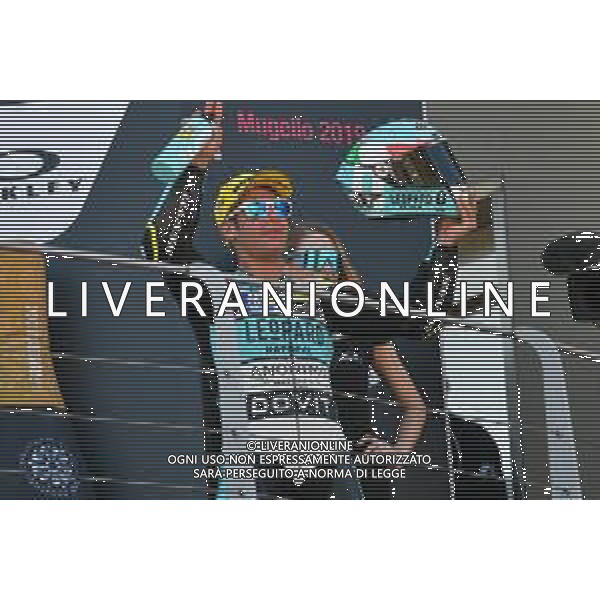 Lorenzo Dalla Porta Leopard Racing sul podio della Moto3 - GP del Mugello Gara e Podio del Gran Premio d\'Italia 02.06.2019 ©Alessio Marini / AGENZIA ALDO LIVERANI SAS