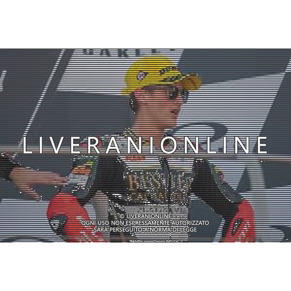 Jaume Masia Bester Capital Dubai sul podio della Moto3 - GP del Mugello Gara e Podio del Gran Premio d\'Italia 02.06.2019 ©Alessio Marini / AGENZIA ALDO LIVERANI SAS