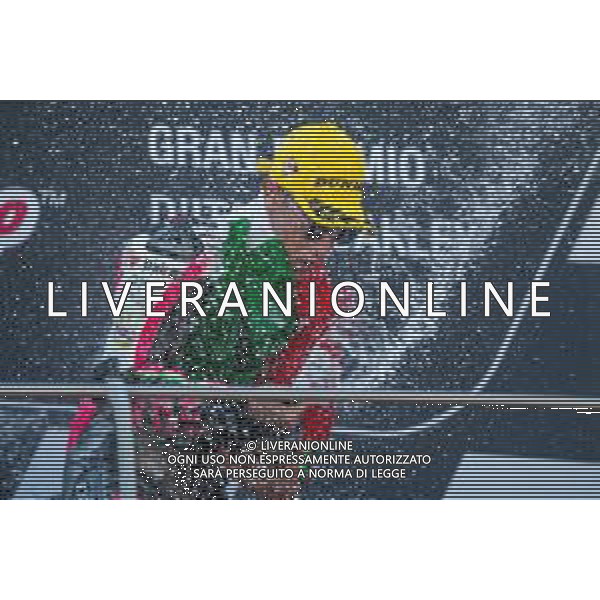 Tony Arbolino VNE Snipers sul podio della Moto3 - GP del Mugello Gara e Podio del Gran Premio d\'Italia 02.06.2019 ©Alessio Marini / AGENZIA ALDO LIVERANI SAS