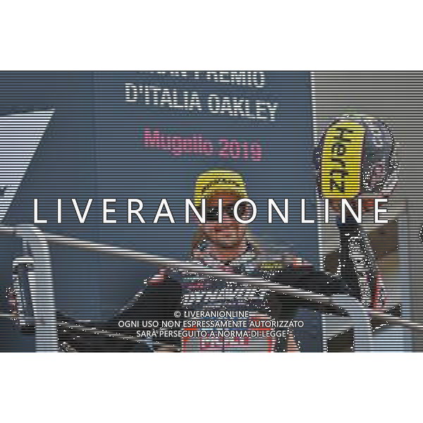 Thomas Luthi terzo classificato Moto2 - Podio Moto2 Gp del Mugello Gran Premio d\'Italia 02.06.2019 ©Alessio Marini / AGENZIA ALDO LIVERANI SAS
