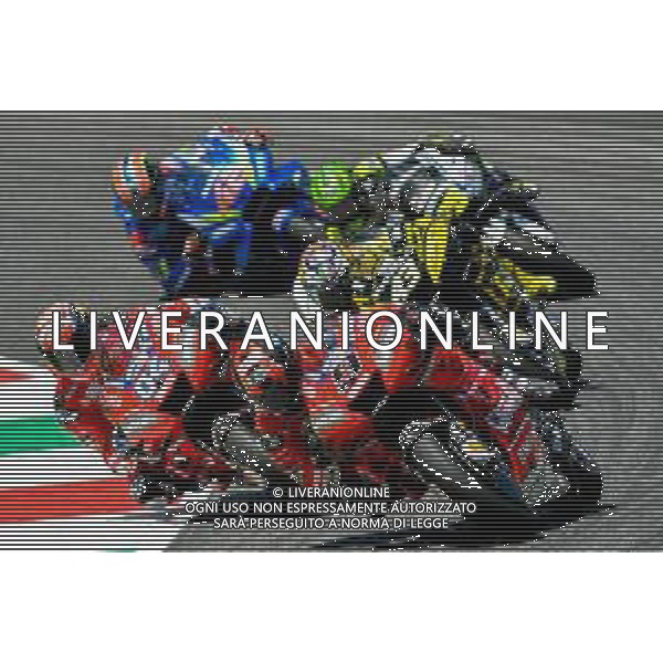 danilo Petrucci comanda la corsa davanti a andrea Dovizioso - Race MotoGp del Mugello Gran Premio d\'Italia 02.06.2019 ©Alessio Marini / AGENZIA ALDO LIVERANI SAS