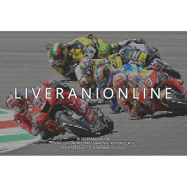 Danilo Petrucci nel gruppo di testa davanti a marc marquez - Race MotoGp del Mugello Gran Premio d\'Italia 02.06.2019 ©Alessio Marini / AGENZIA ALDO LIVERANI SAS