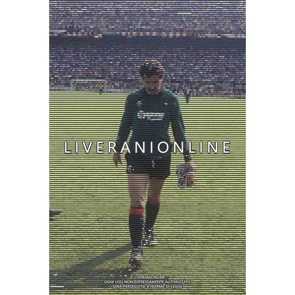 RETROSPETTIVA GIULIANO TERRANEO CALCIATORE E DIRIGENTE SPORTIVO NELLA FOTO GIULIANO TERRANEO CON LA MAGLIA DEL MILAN NEL 1984-85 AG ALDO LIVERANI SAS