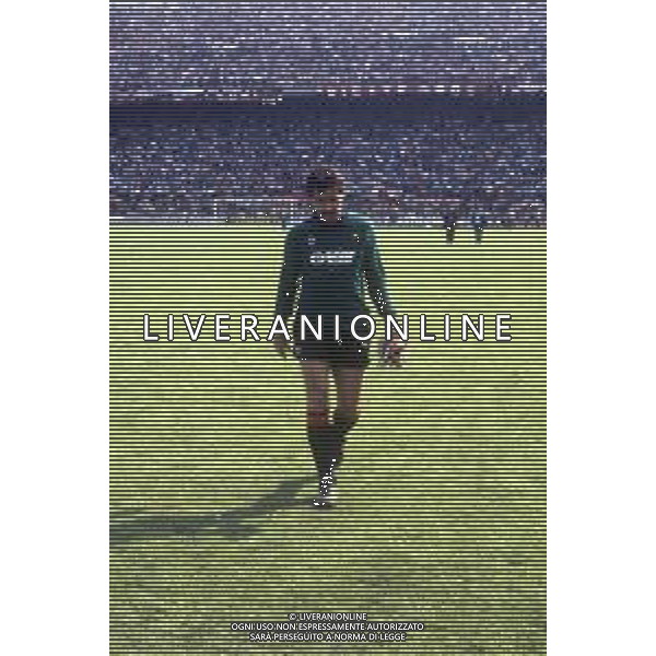 RETROSPETTIVA GIULIANO TERRANEO CALCIATORE E DIRIGENTE SPORTIVO NELLA FOTO GIULIANO TERRANEO CON LA MAGLIA DEL MILAN NEL 1984-85 AG ALDO LIVERANI SAS