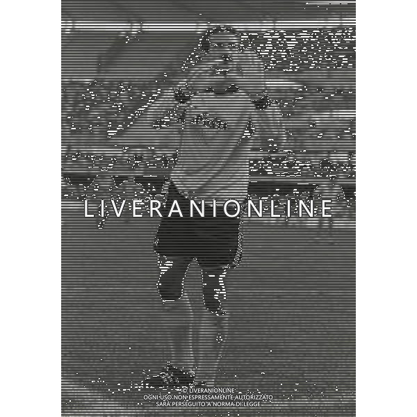 RETROSPETTIVA GIULIANO TERRANEO CALCIATORE E DIRIGENTE SPORTIVO NELLA FOTO GIULIANO TERRANEO CON LA MAGLIA DEL LECCE CALCIO AG ALDO LIVERANI SAS