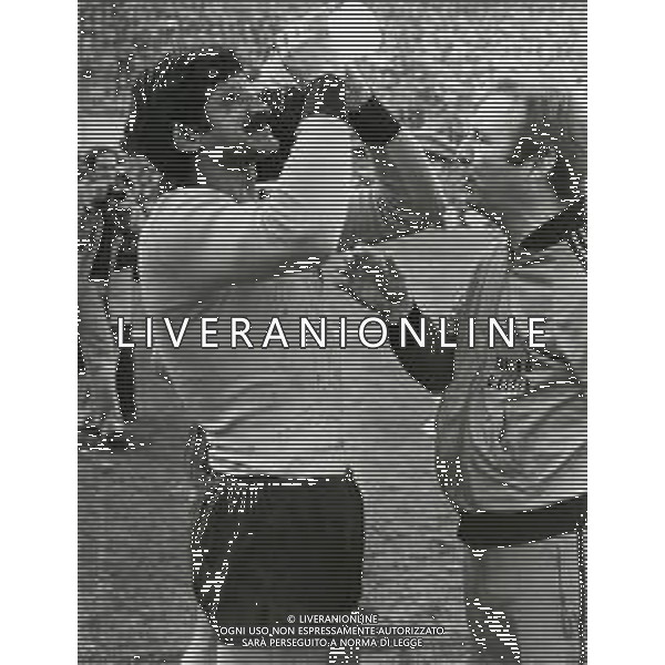 RETROSPETTIVA GIULIANO TERRANEO CALCIATORE E DIRIGENTE SPORTIVO  NELLA FOTO GIULIANO TERRANEO CON LA MAGLIA DEL TORINO CALCIO AG ALDO LIVERANI SAS 