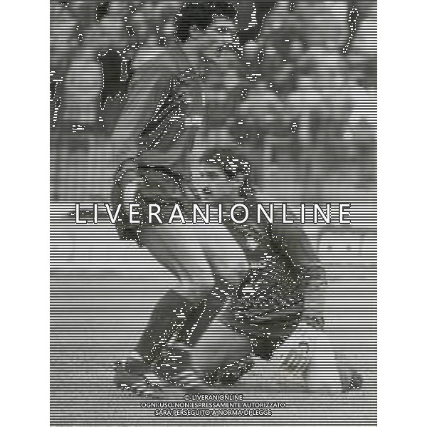 RETROSPETTIVA GIULIANO TERRANEO CALCIATORE E DIRIGENTE SPORTIVO NELLA FOTO GIULIANO TERRANEO CON LA MAGLIA DEL TORINO AG ALDO LIVERANI SAS