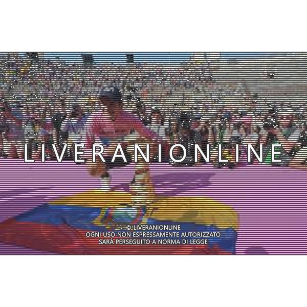 02-06-2019 Giro D\'italia; Tappa 21 Verona - Verona; 2019, Movistar; Carapaz Antonio, Richard Antonio; Verona; ©SIROTTI / AGENZIA ALDO LIVERANI SAS