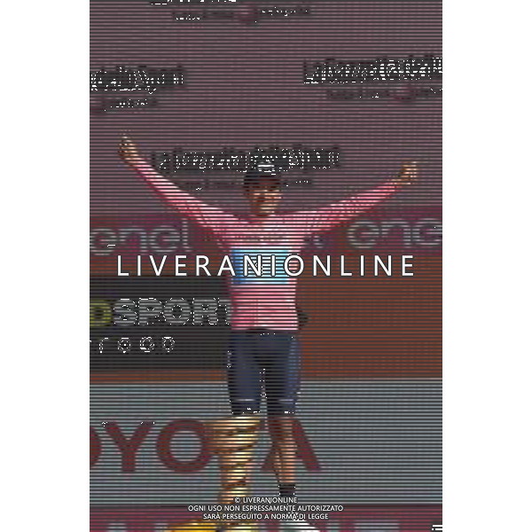 02-06-2019 Giro D\'italia; Tappa 21 Verona - Verona; 2019, Movistar; Carapaz Antonio, Richard Antonio; Verona Arena; ©SIROTTI / AGENZIA ALDO LIVERANI SAS