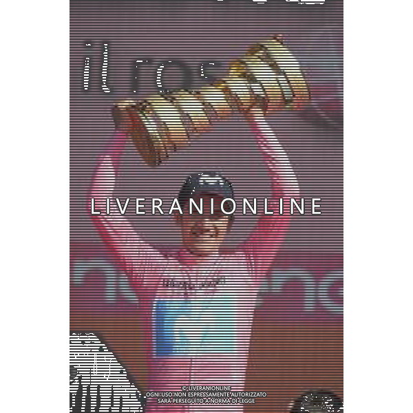 02-06-2019 Giro D\'italia; Tappa 21 Verona - Verona; 2019, Movistar; Carapaz Antonio, Richard Antonio; Verona Arena; ©SIROTTI / AGENZIA ALDO LIVERANI SAS