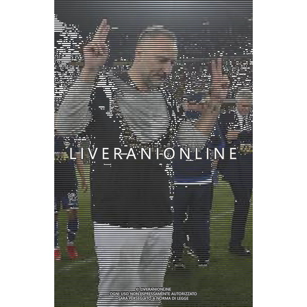 VERONA 02/06/2019 - Play off di serie BKT Hellas Verona - Cittadella. Partita di Ritorno nella foto: Esultanza e festeggiamenti a fine gara per la promozione in serie A del verona ©Claudio Zamagni/Agenzia Aldo Liverani / AGENZIA ALDO LIVERANI SAS