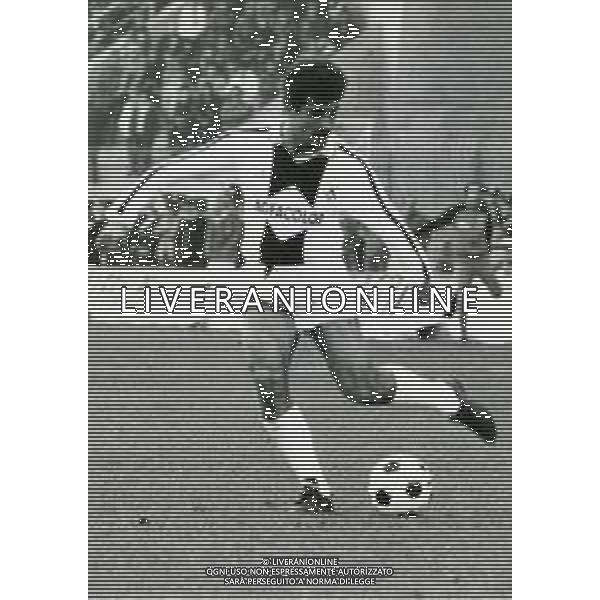 RETROSPETTIVA PIETRO PAOLO VIRDIS CALCIATORE NELLA FOTO PIETRO PAOLO VIRDIS CON LA MAGLIA DELL\'UDINESE CALCIO AG ALDO LIVERANI SAS