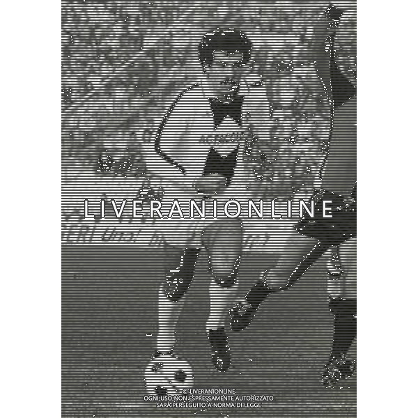 RETROSPETTIVA PIETRO PAOLO VIRDIS CALCIATORE NELLA FOTO PIETRO PAOLO VIRDIS CON LA MAGLIA DELL\'UDINESE CALCIO AG ALDO LIVERANI SAS